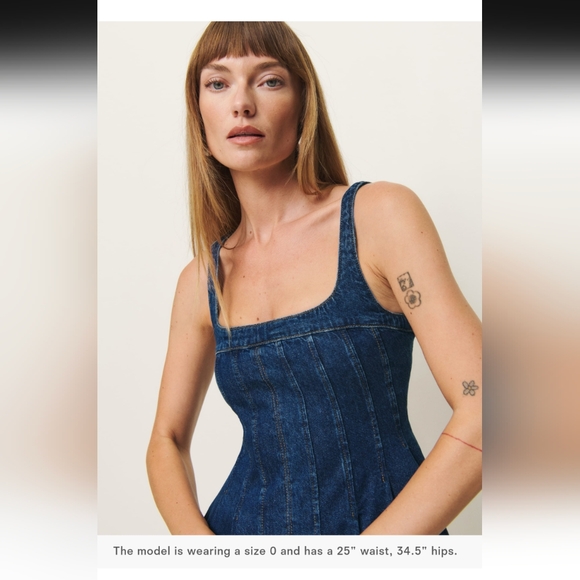 Reformation Violet Denim Mini Dress - Picture 5 of 11